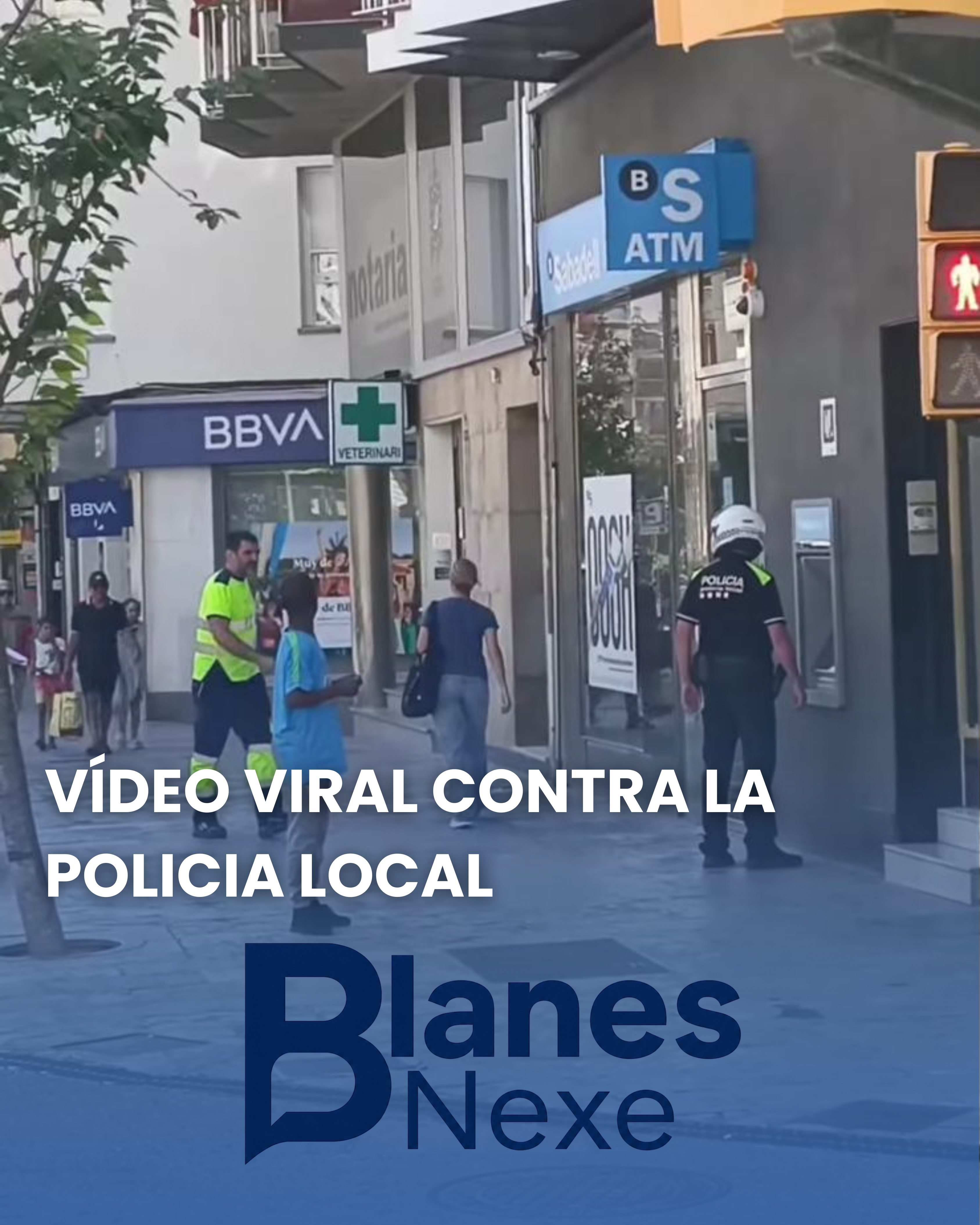 Polèmica per un vídeo viral sobre l'actuació de la Policia Local