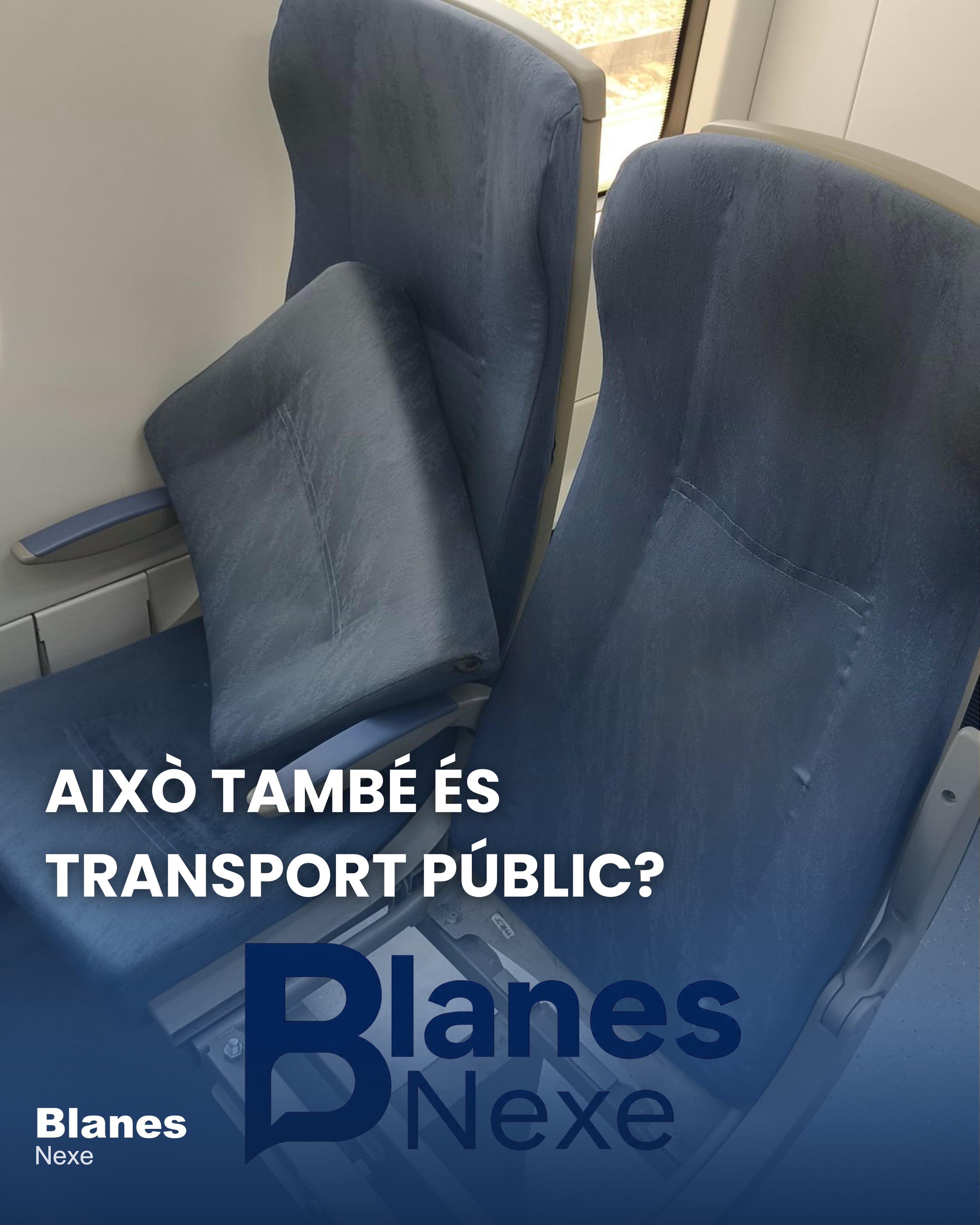 Denuncien l'estat del transport públic a Blanes