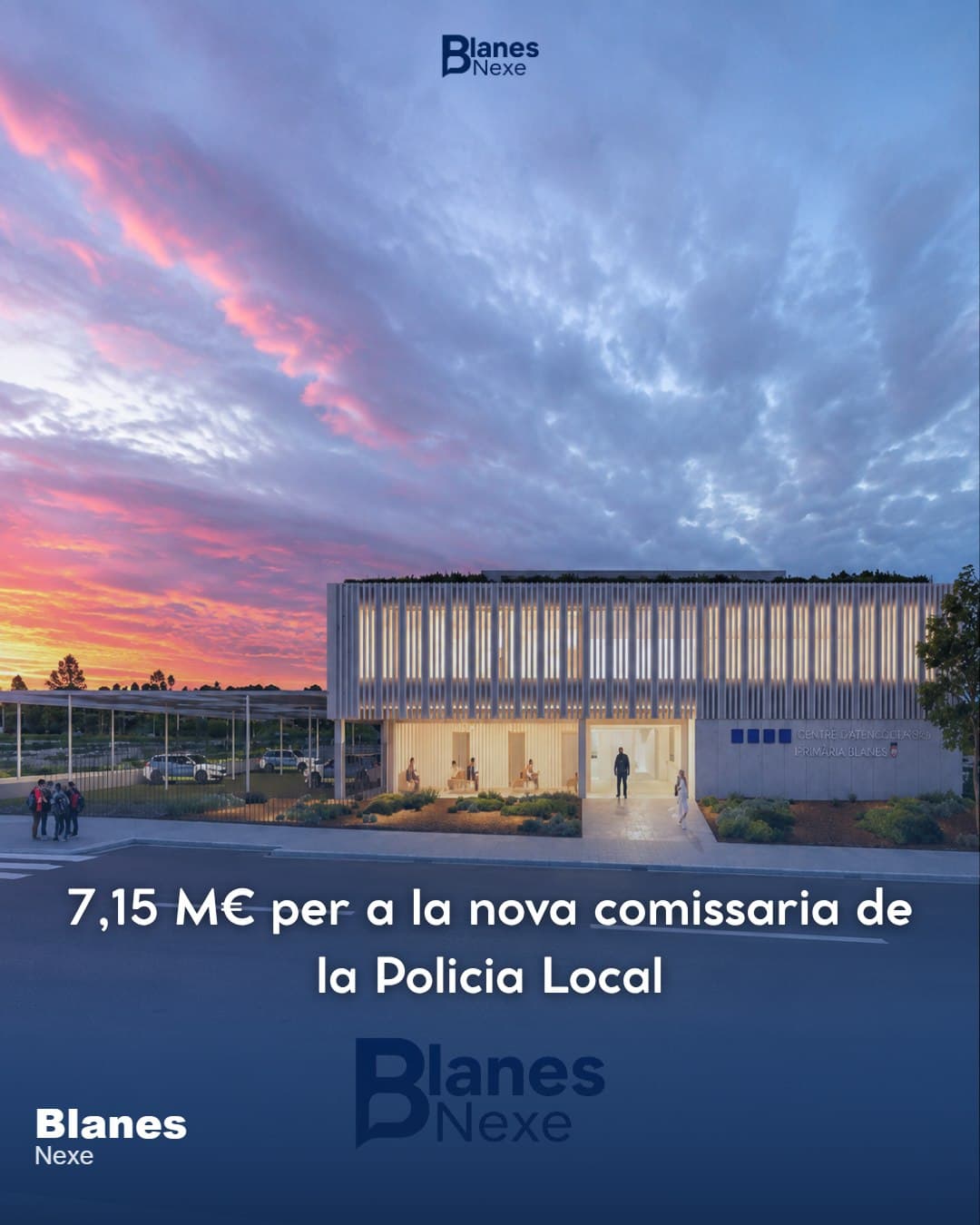 Blanes tira endavant la nova comissaria de la Policia Local i Protecció Civil: una obra de 7,15 milions que quadruplica l'espai actual