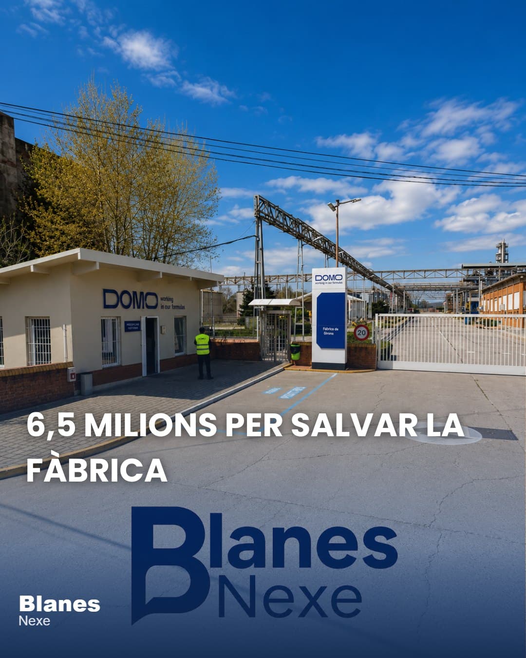 Una empresa britànica compra la planta de Domo a Blanes i salva 60 llocs de treball per reconvertir-la en reciclatge avançat